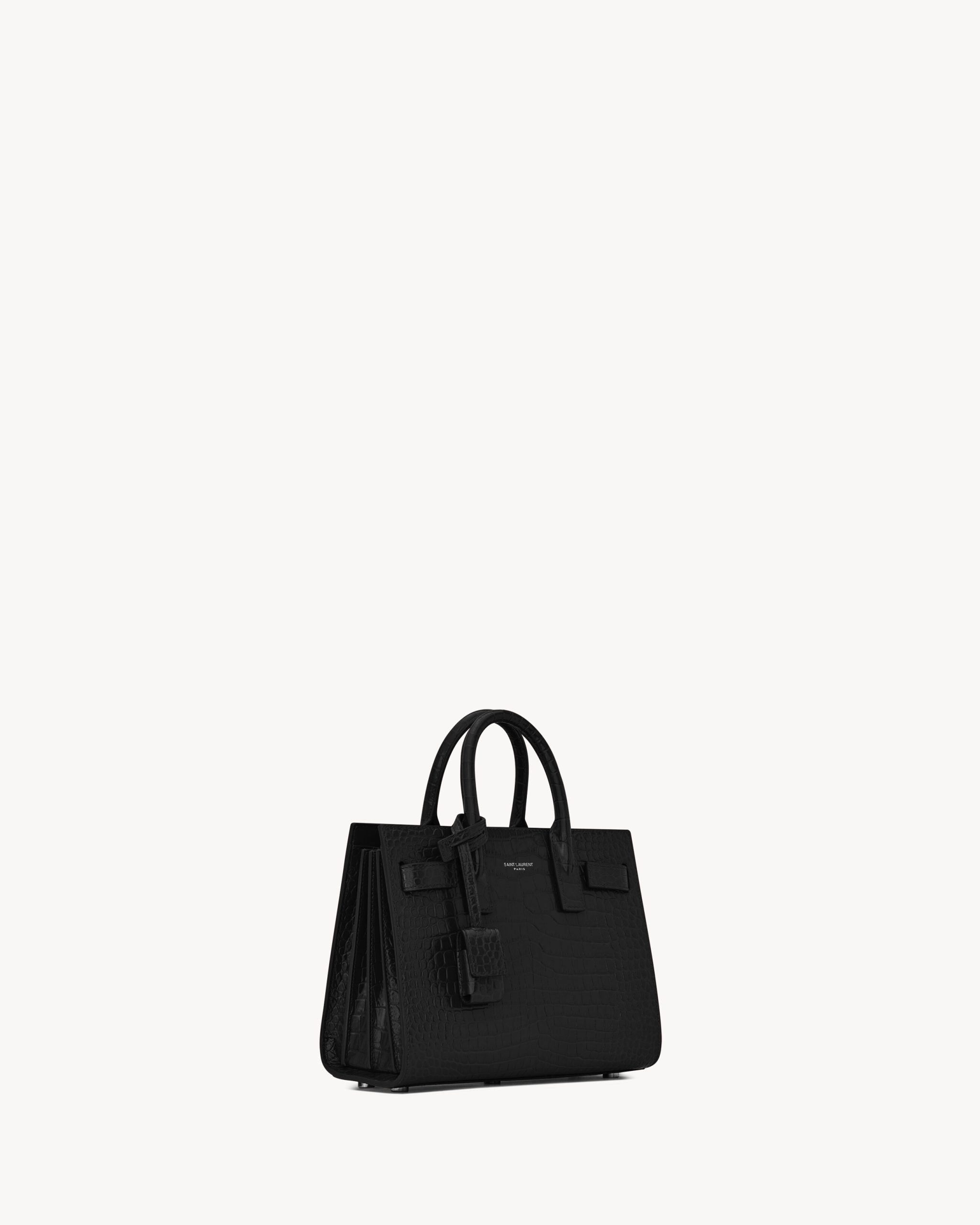 YSL SAC DE JOUR IN CROCODILE-EMBOSSED LEATHER – NANO - Image 4